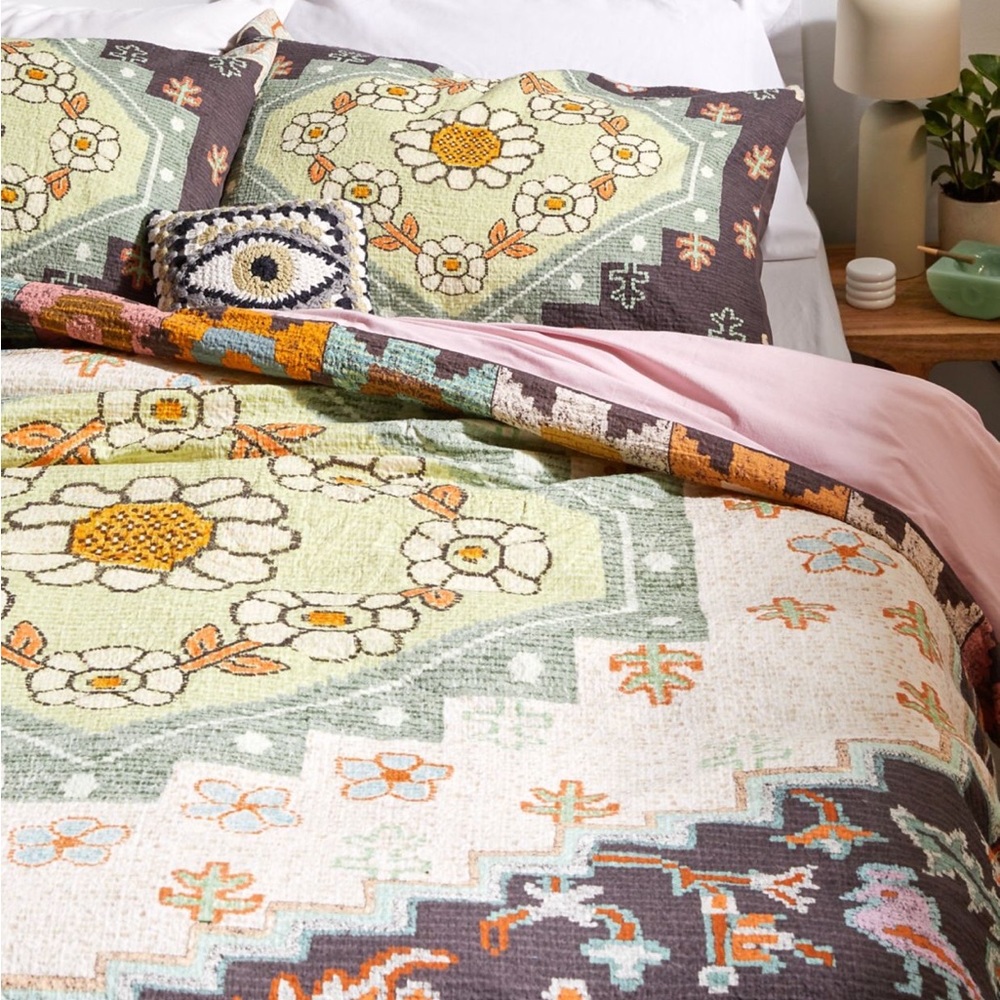 Urban Outfitters Duvet Cover and Pillow Shams
